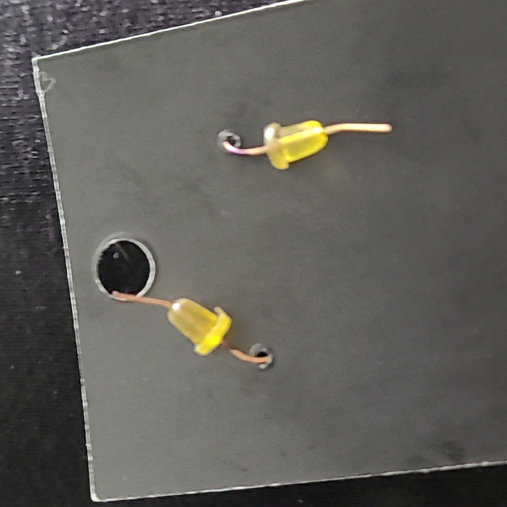 - Blue Dangle  Earrings - Picture 4 of 4